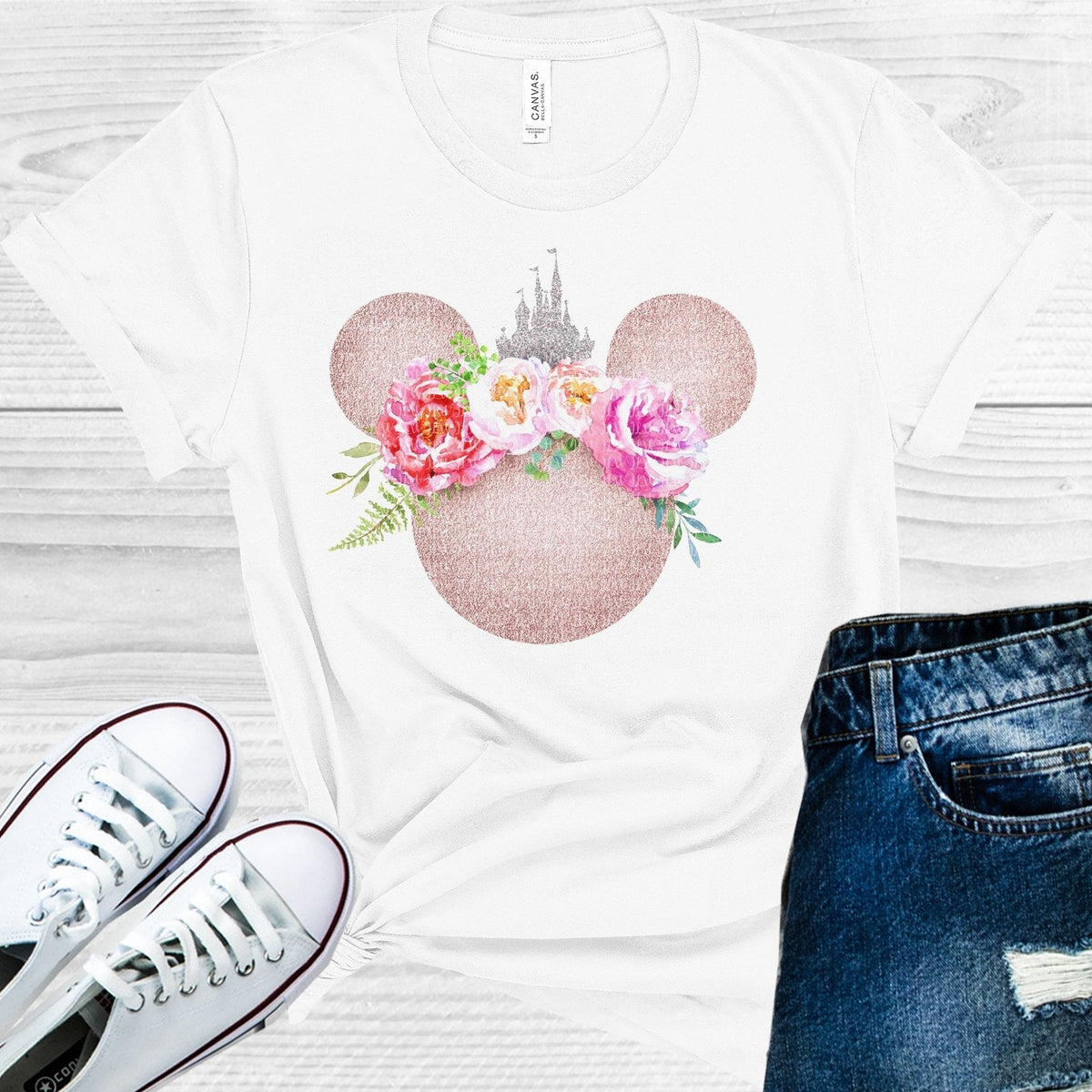 Floral Mouse Graphic Tee product image 1
