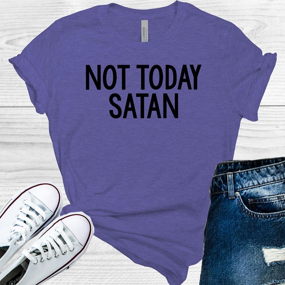 Not Today Satan Graphic Tee product image 1