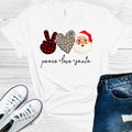 Peace Love Santa Graphic Tee product image 1
