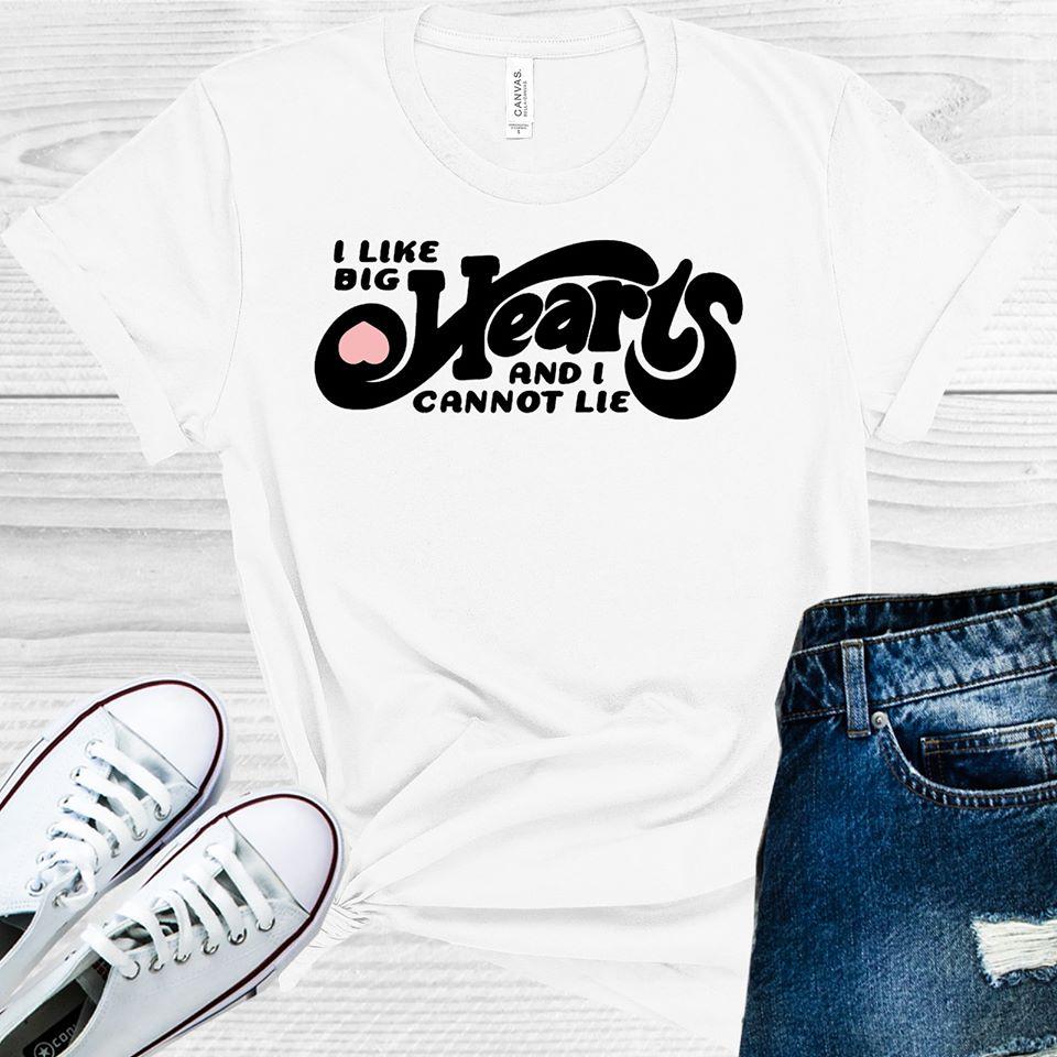 I Like Big Hearts and I Cannot Lie Graphic Tee product image 1