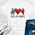 Peace Love Crawfish Graphic Tee product image 1