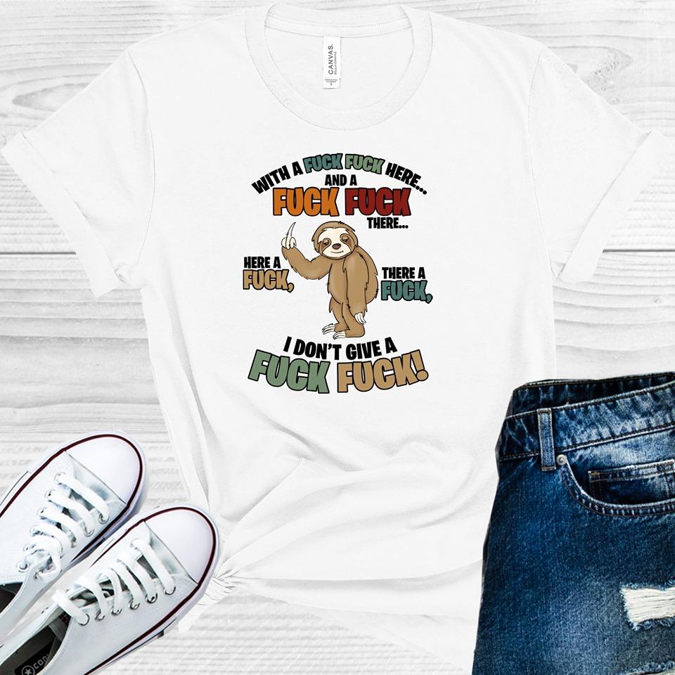 I Don't Give a F*** F*** Graphic Tee product image 1