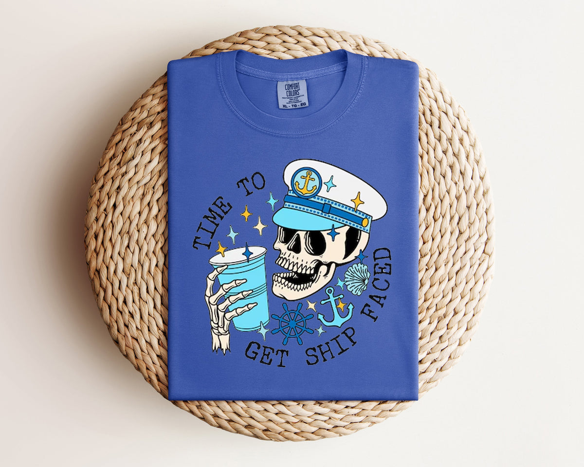 Time to Get Ship Faced Graphic Tee product image 1