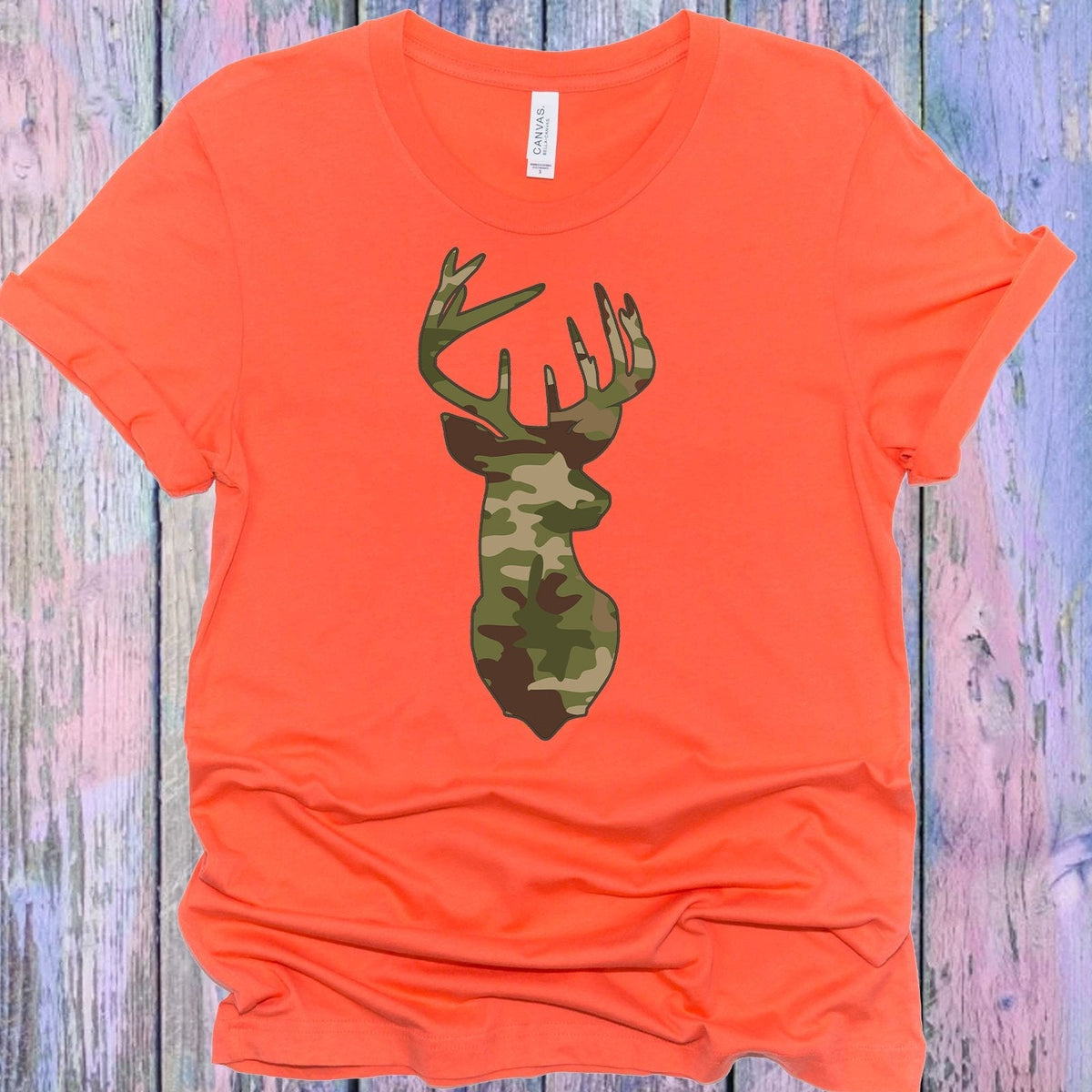 Camo Deer Graphic Tee product image 1