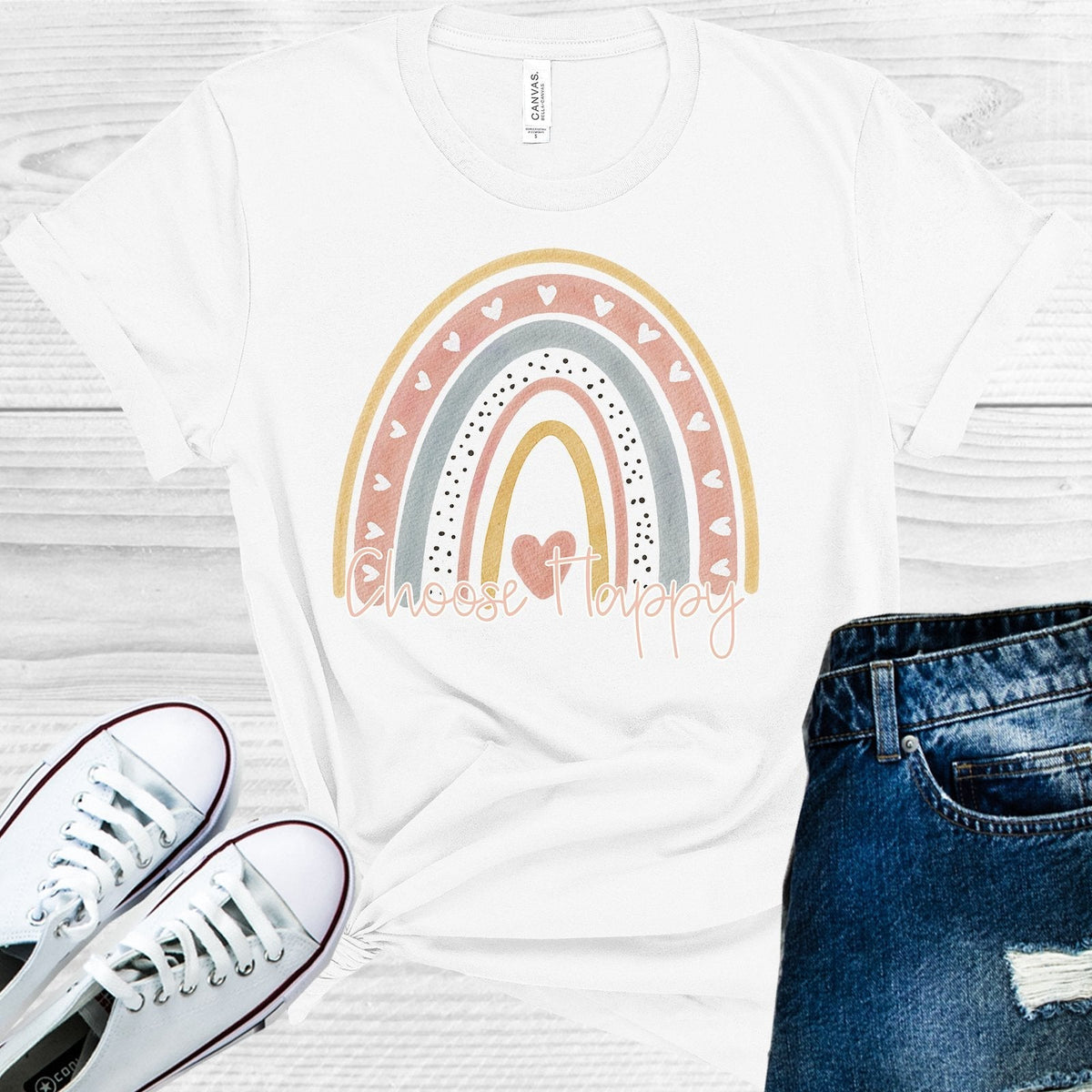Choose Happy Graphic Tee product image 2