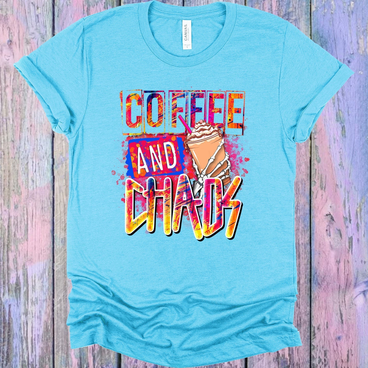 Coffee and Chaos Graphic Tee product image 1