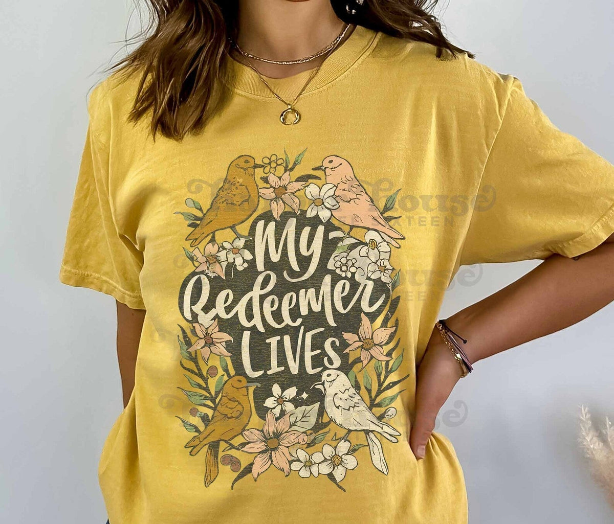 My Redeemer Lives Graphic Tee product image 1