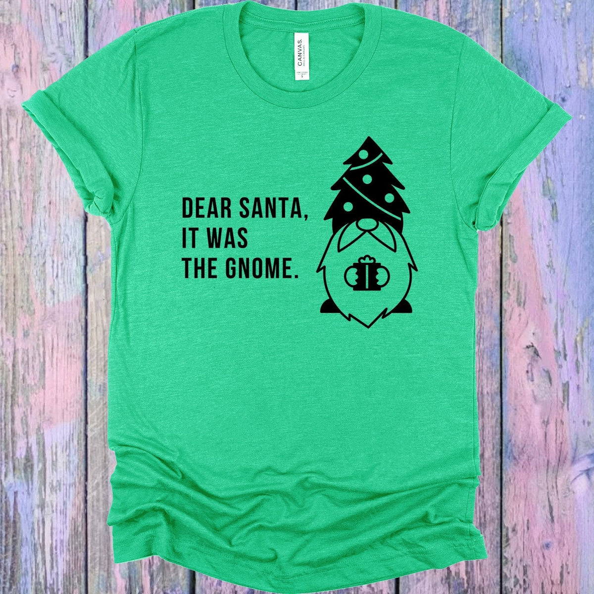 Dear Santa It Was the Gnome Graphic Tee product image 1