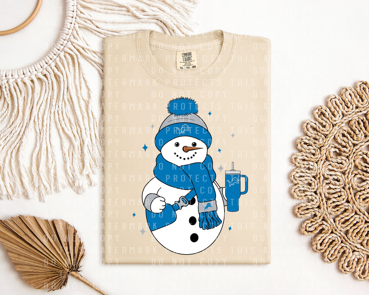 Lions Snowman Graphic Tee product image 1