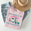 What Happens at the Campsite Stays at Graphic Tee product image 1