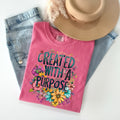 Created with a Purpose Graphic Tee product image 1