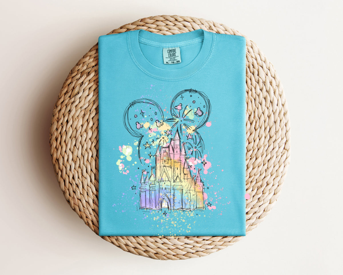 Rainbow Castle Graphic Tee product image 1