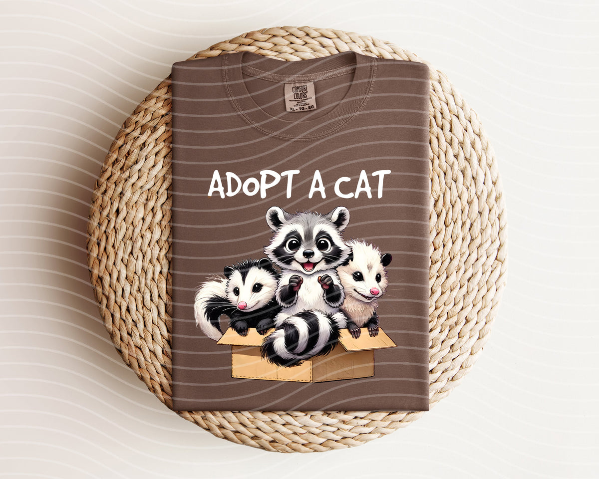 Adopt a Cat Graphic Tee product image 1