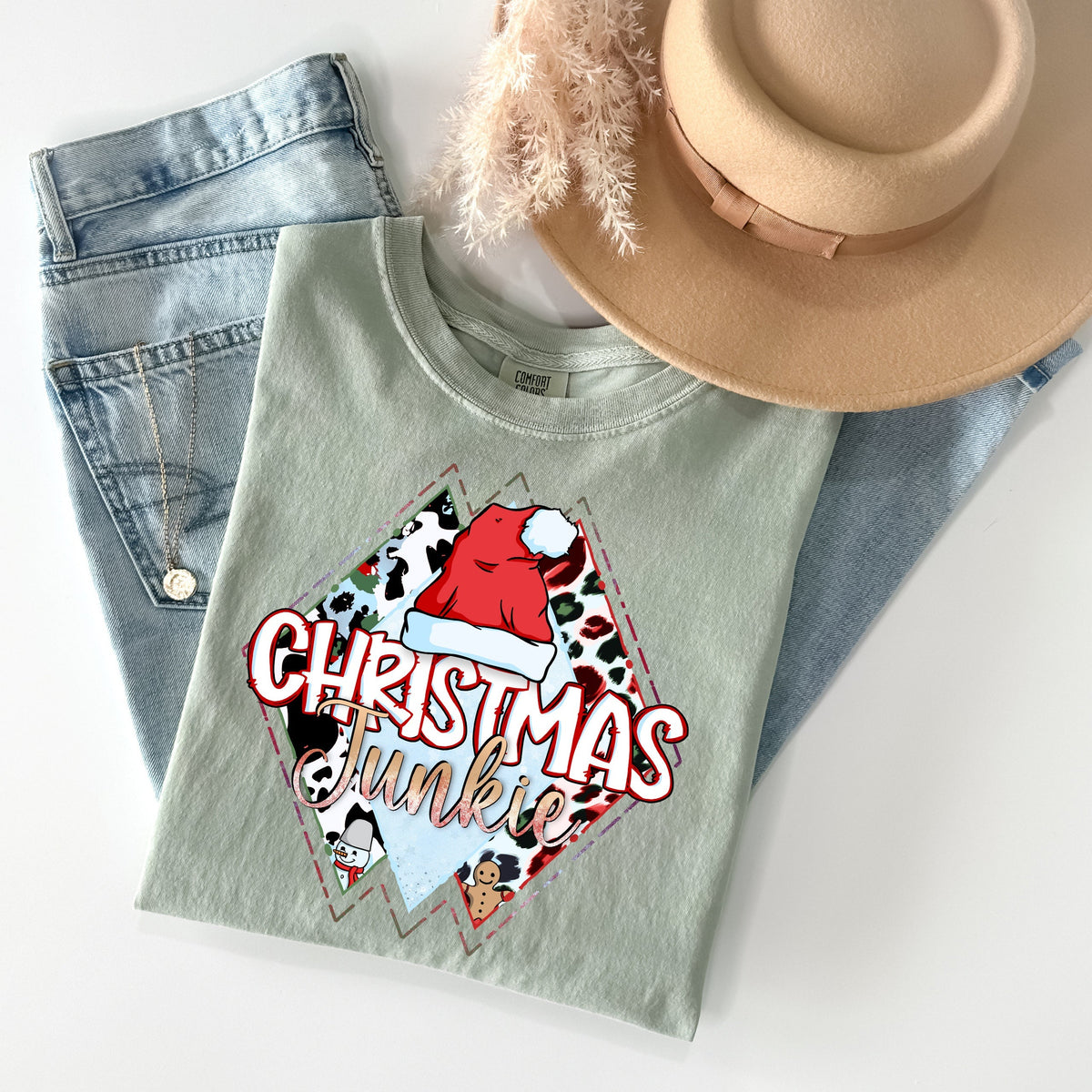 Christmas Junkie Graphic Tee product image 1