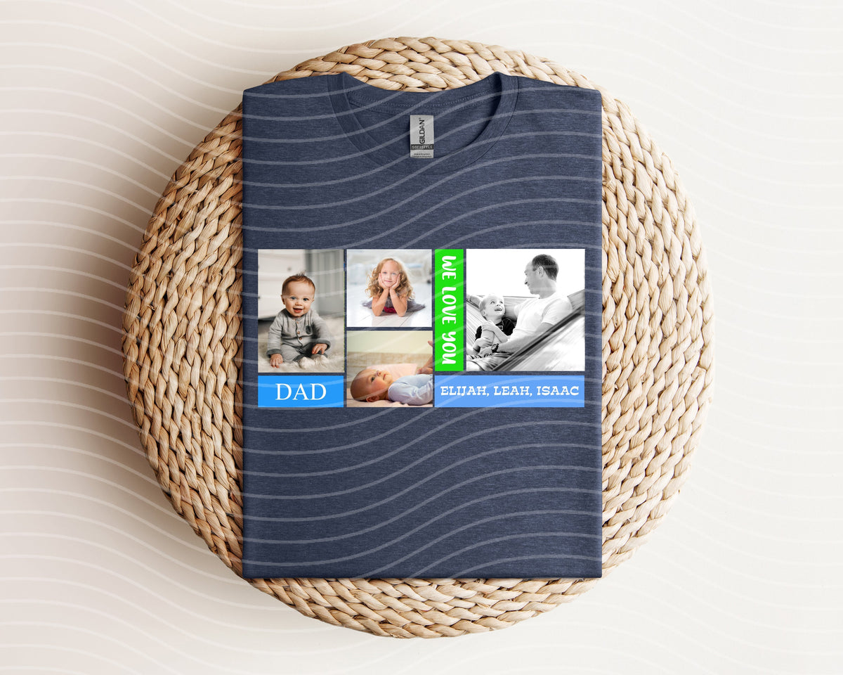 We Love You Dad Photos Graphic Tee product image 1