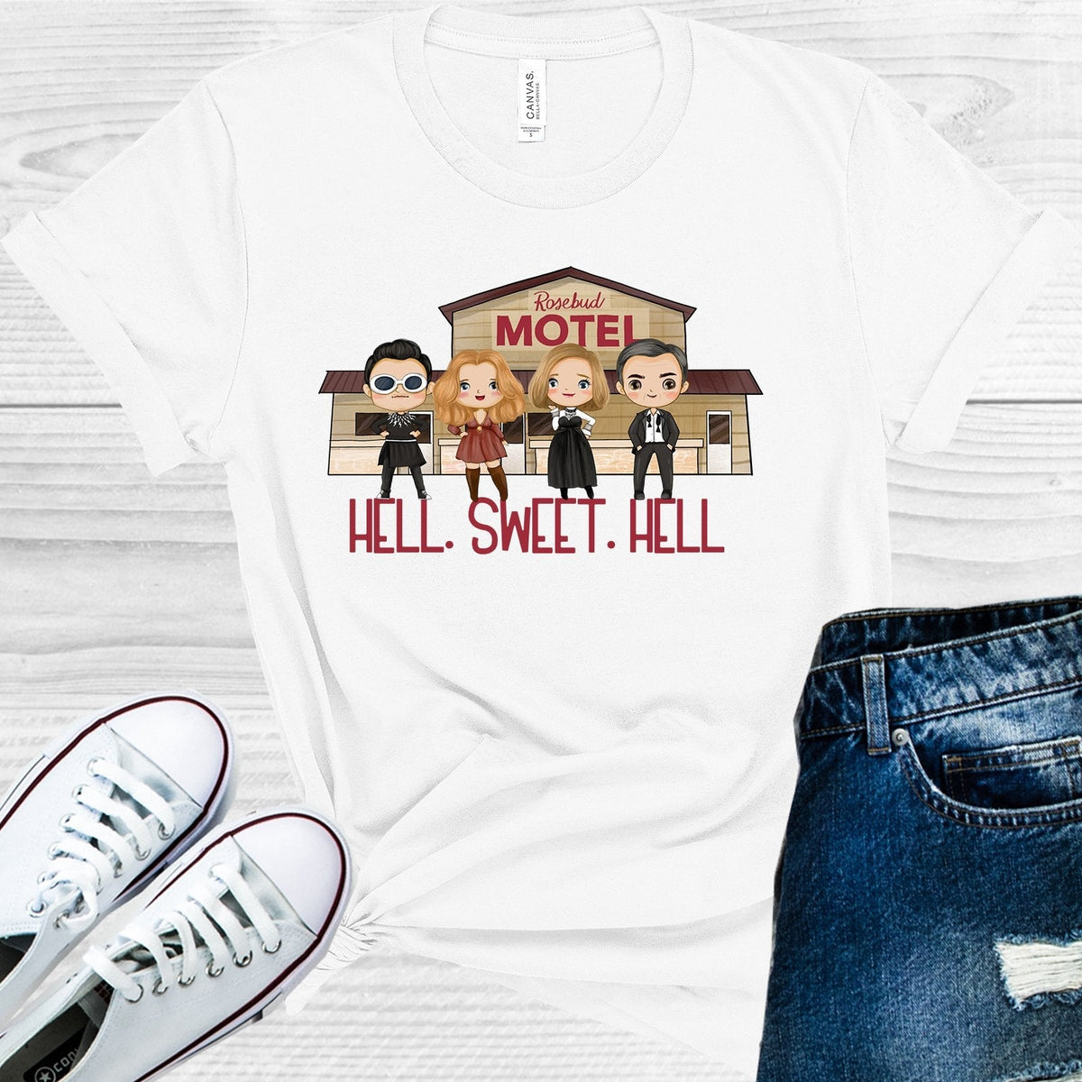 Hell Sweet Schitts Creek Graphic Tee product image 1
