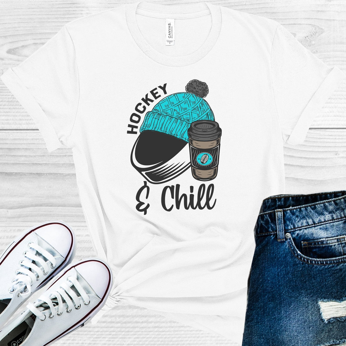 Hockey & Chill Graphic Tee product image 1