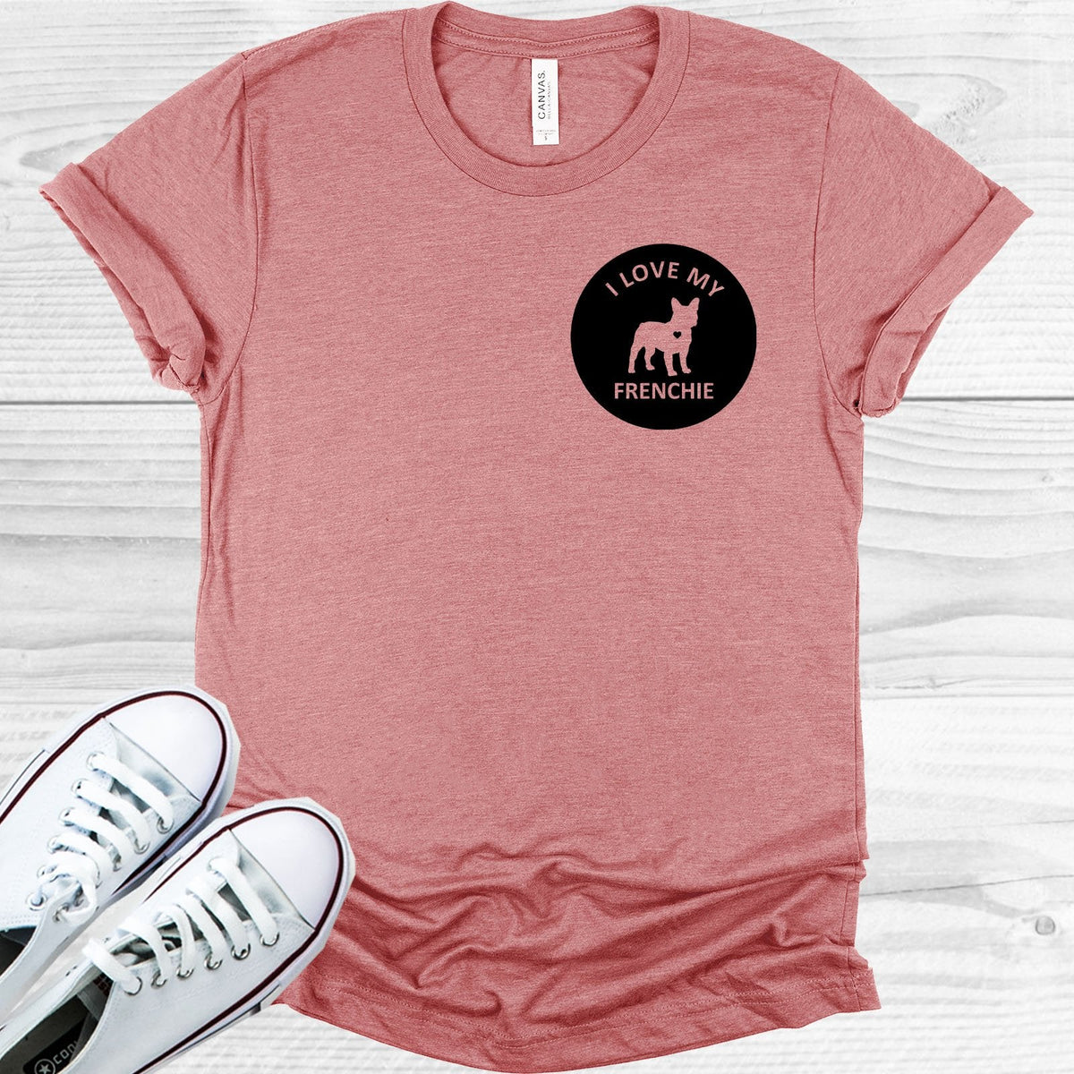 I Love My Frenchie Graphic Tee product image 1