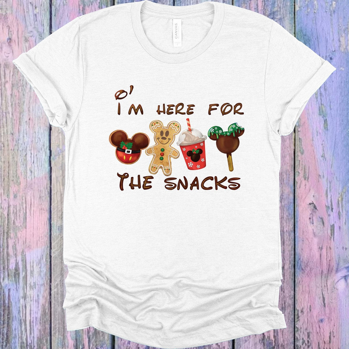 I'm Here for the Snacks Graphic Tee product image 1