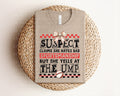 Suspect Claims She Hates Bad Sportsmanship Graphic Tee product image 1