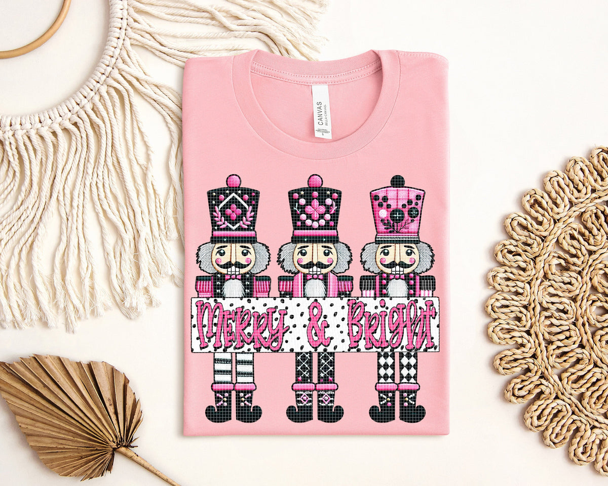 Merry & Bright Nutcrackers Graphic Tee product image 1