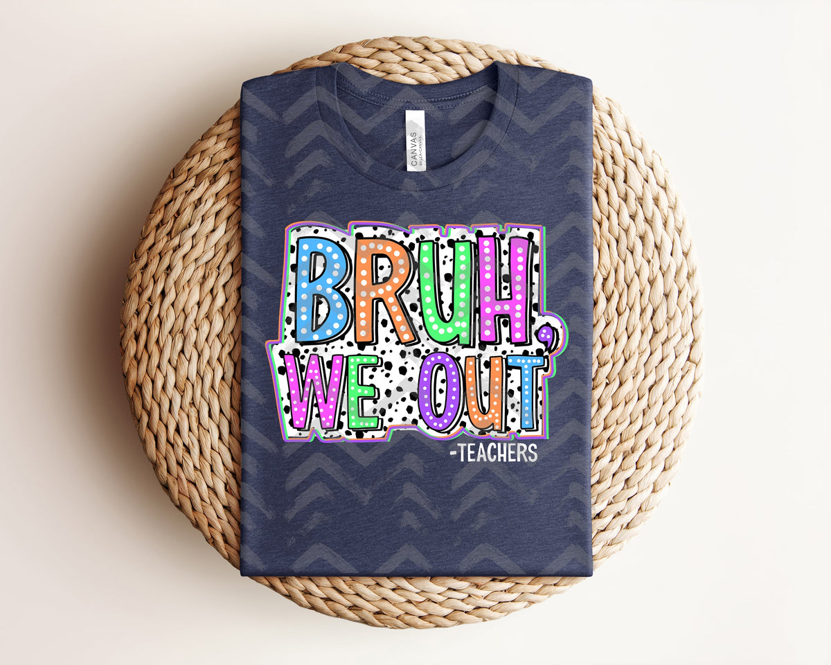 Bruh We Out Graphic Tee product image 1