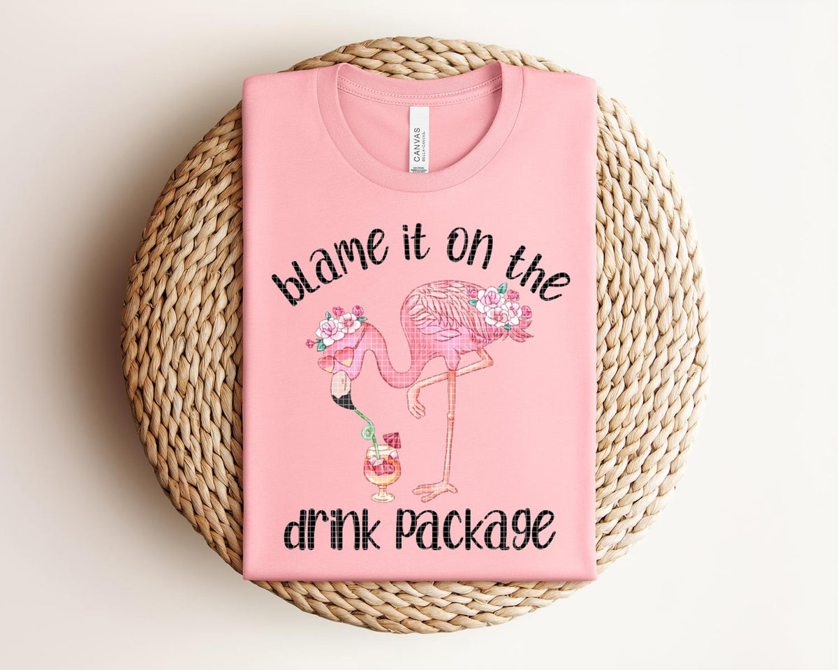 Blame It on the Drink Package Graphic Tee product image 1