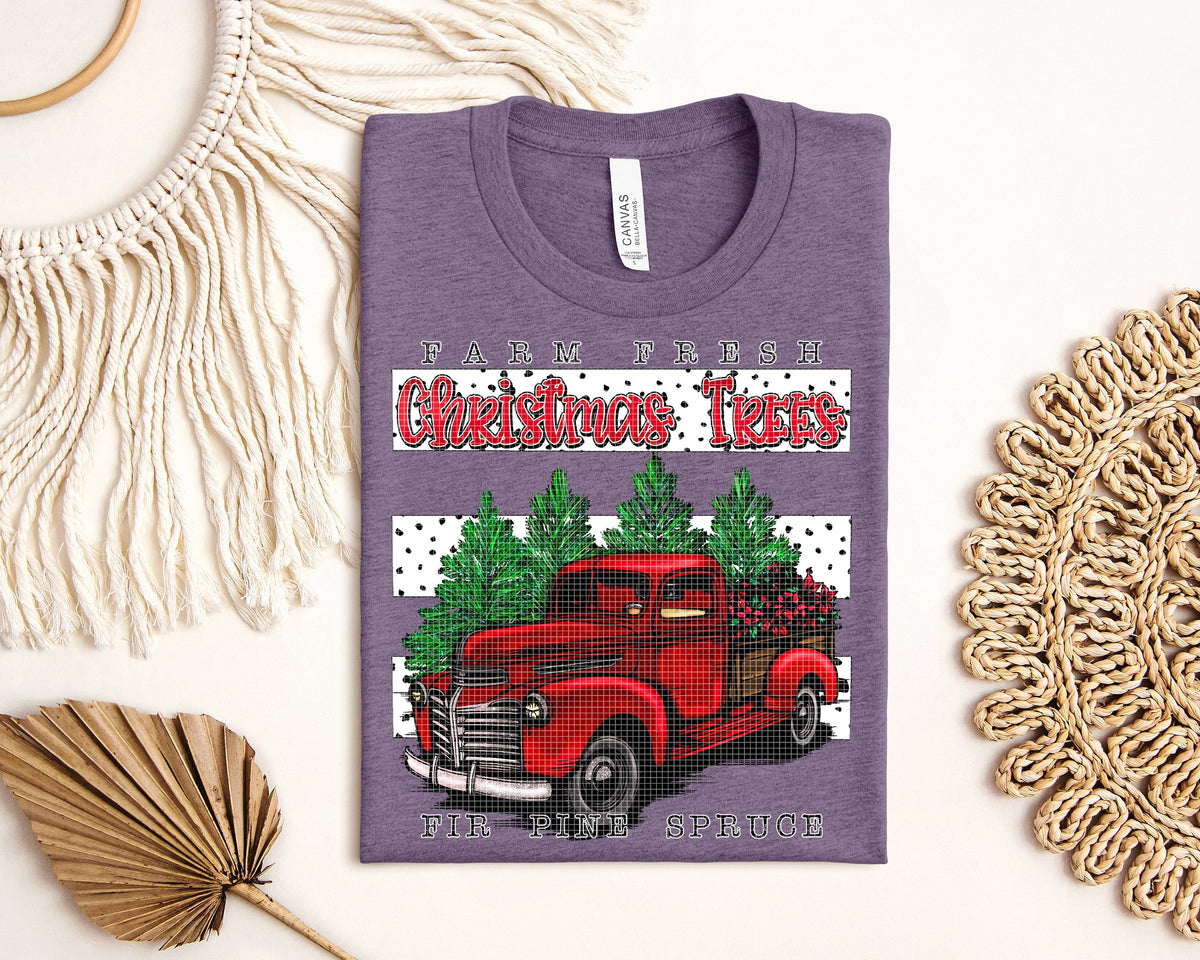 Farm Fresh Christmas Trees Graphic Tee product image 1
