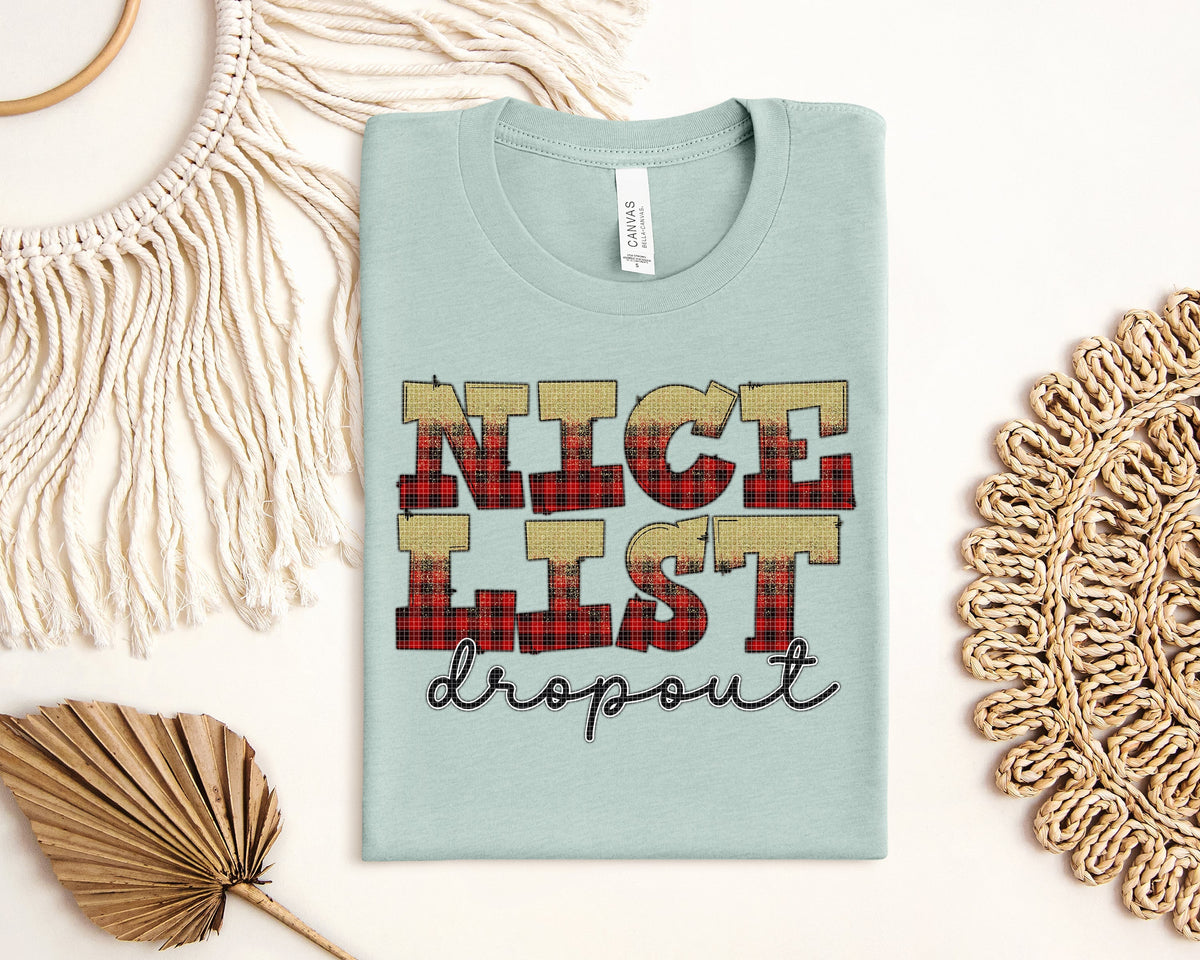 Nice List Dropout Graphic Tee product image 1