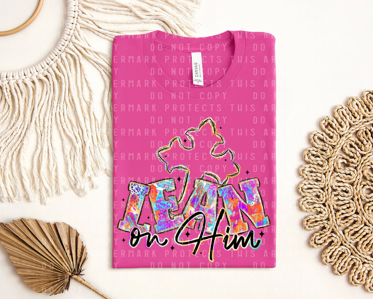 Lean on Him Graphic Tee product image 1