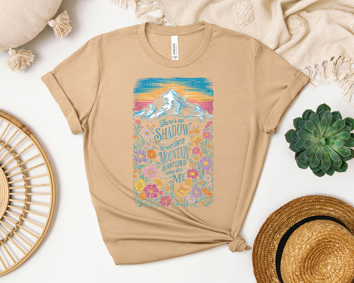 There's No Shadow You Won't Light Up Graphic Tee product image 1