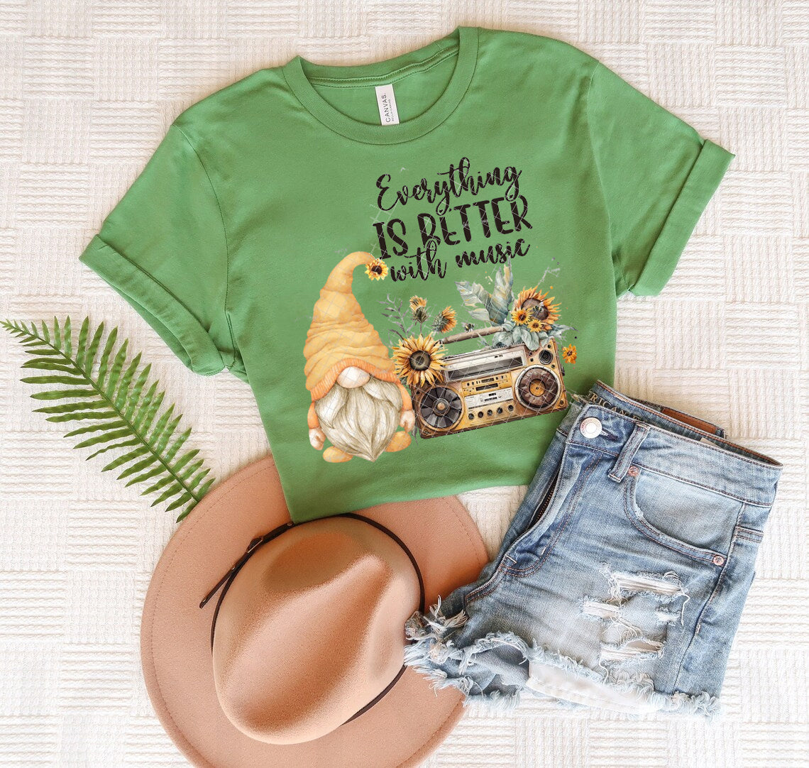 Everything is Better with Music Graphic Tee product image 1
