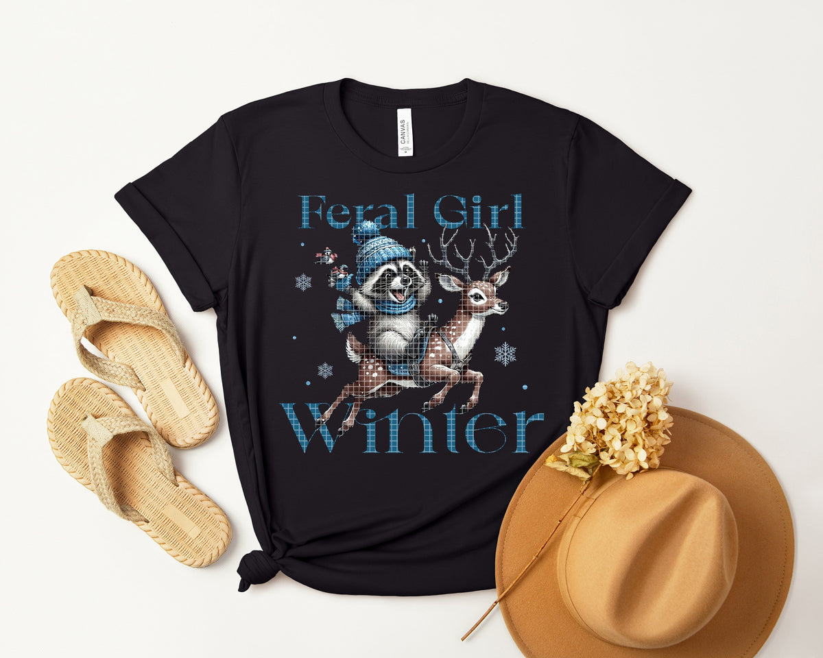 Feral Girl Winter Graphic Tee product image 1