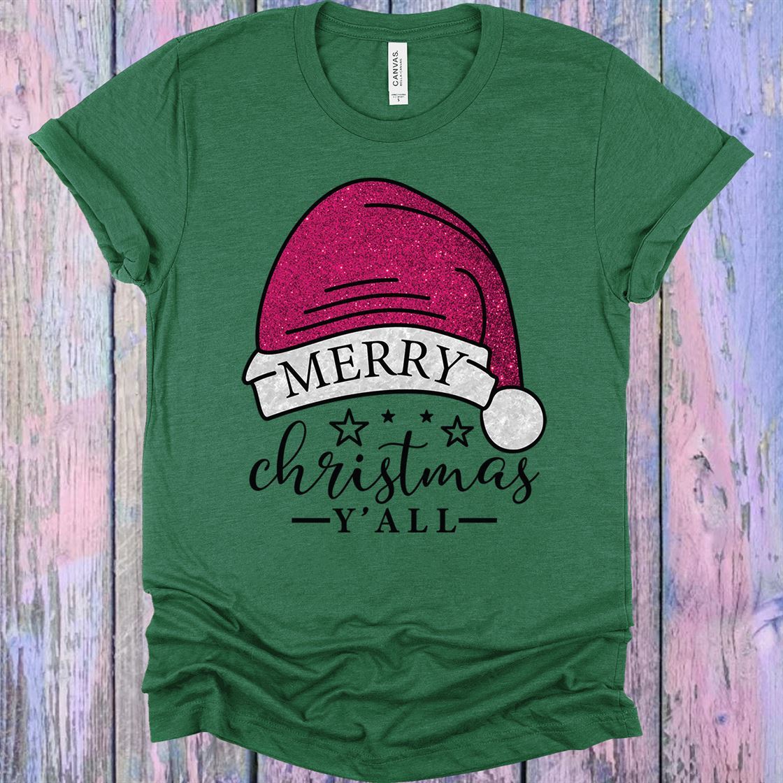 Merry Christmas Y'all Graphic Tee product image 1