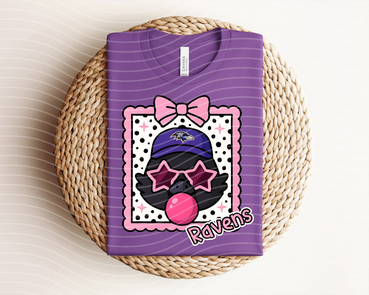 Bubble Ravens Graphic Tee product image 1