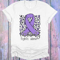 Nobody Fights Alone Light Purple Ribbon Graphic Tee product image 1