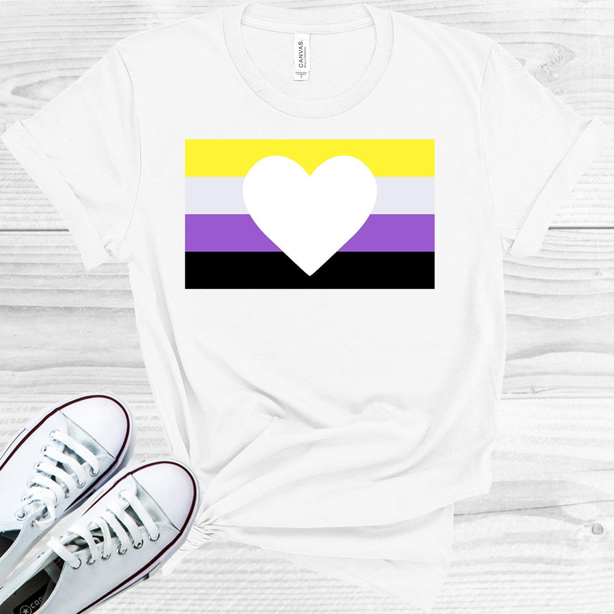 NonBinary Flag Graphic Tee product image 1