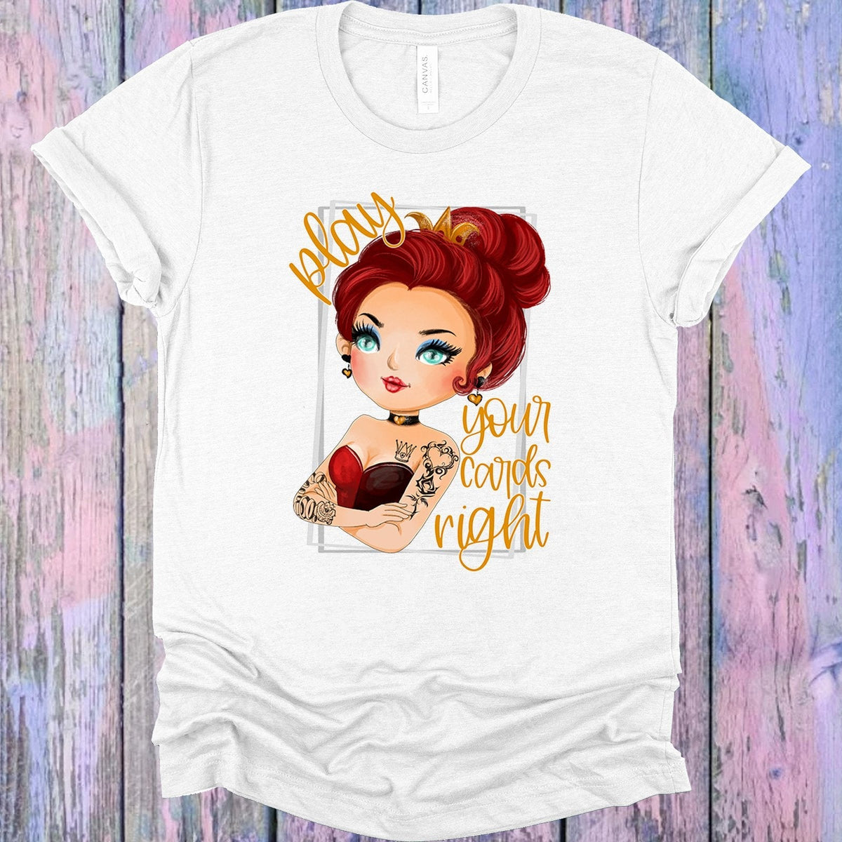 Play Your Cards Right Graphic Tee product image 1