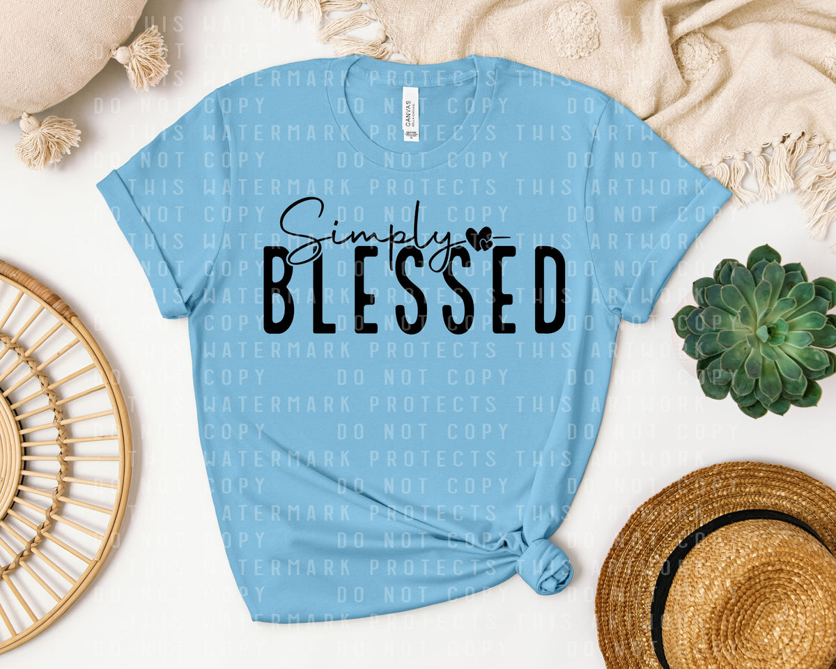 Simply Blessed Graphic Tee product image 1
