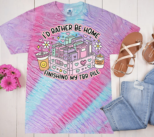 I'd Rather Be Home Finishing My TBR Pile Graphic Tee product image 1