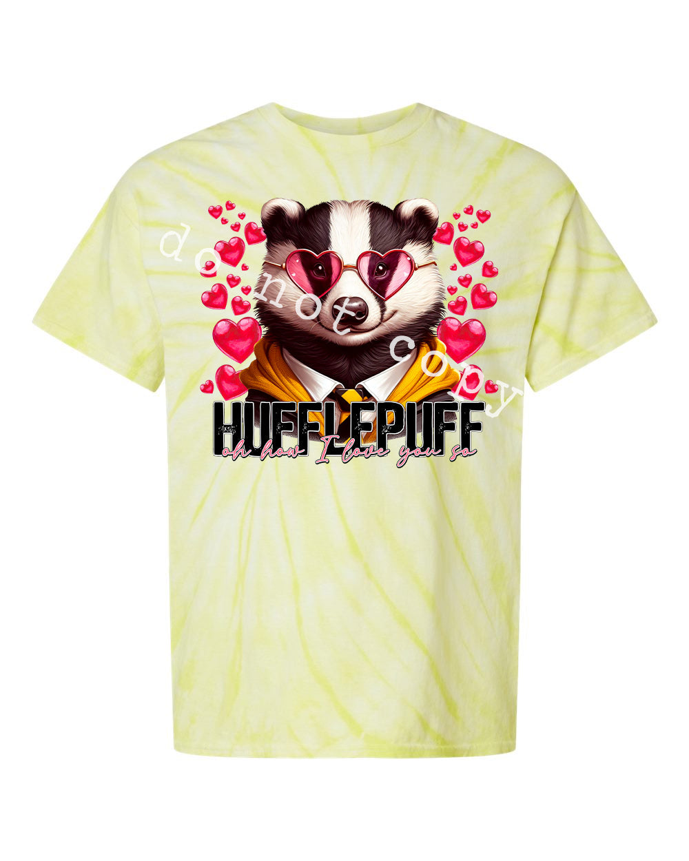 Hufflepuff Oh How I Love You So Graphic Tee product image 1