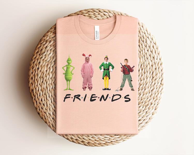 Christmas Movie Friends Graphic Tee product image 1