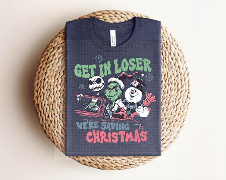 Get in Loser We're Saving Christmas Graphic Tee product image 1