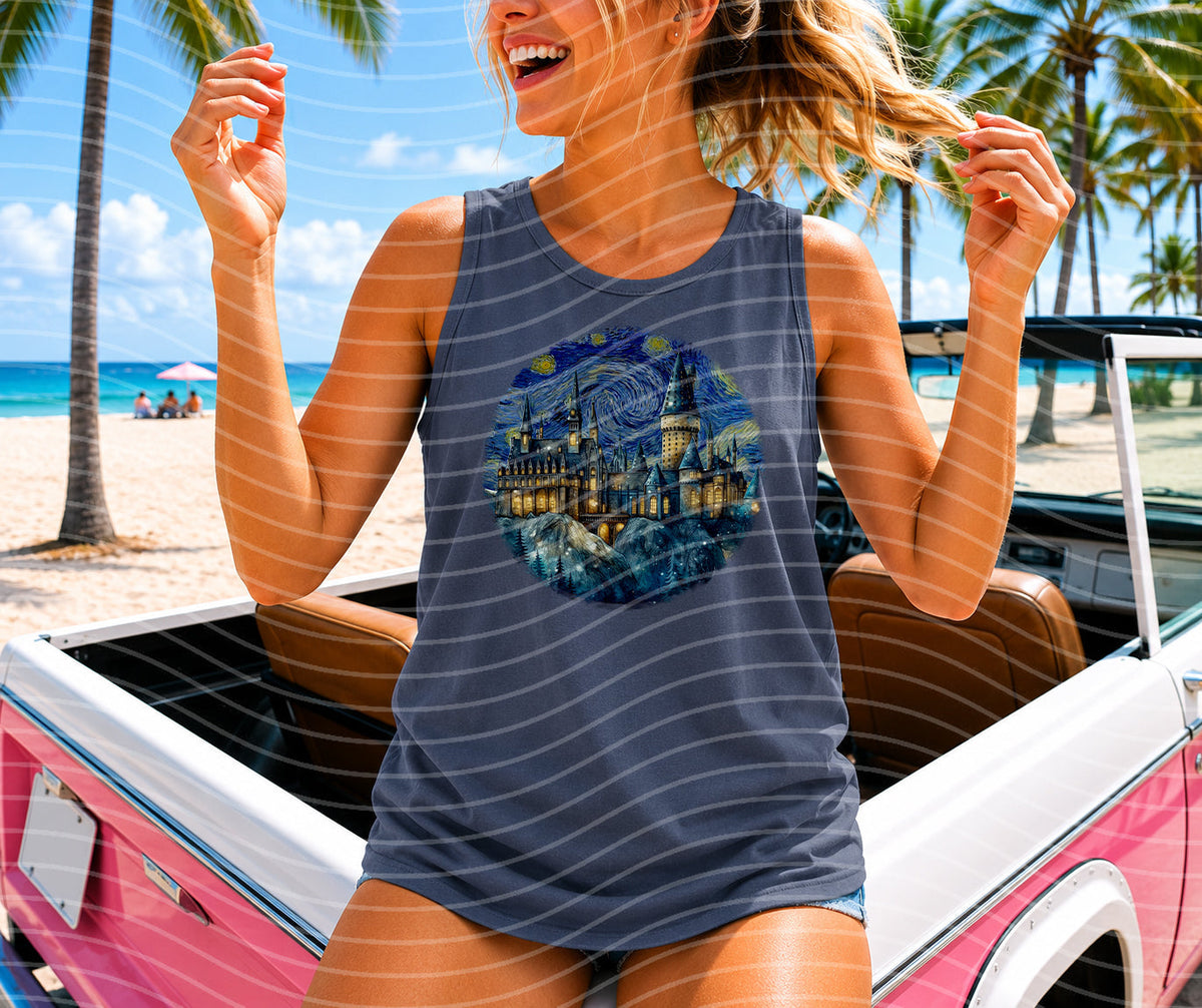 Hogwarts Starry Night Graphic Tee product image 3