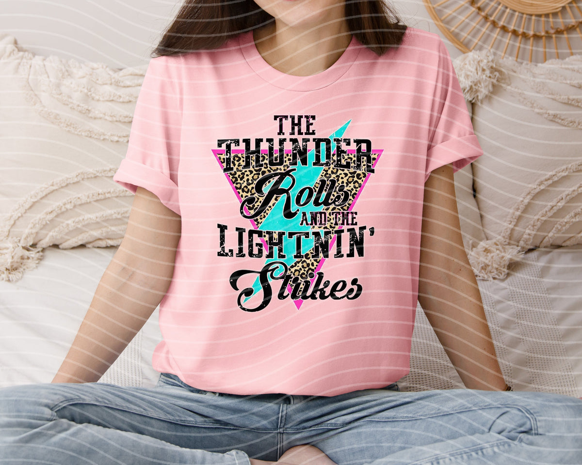 The Thunder Rolls and Lightnin Strikes Graphic Tee product image 1