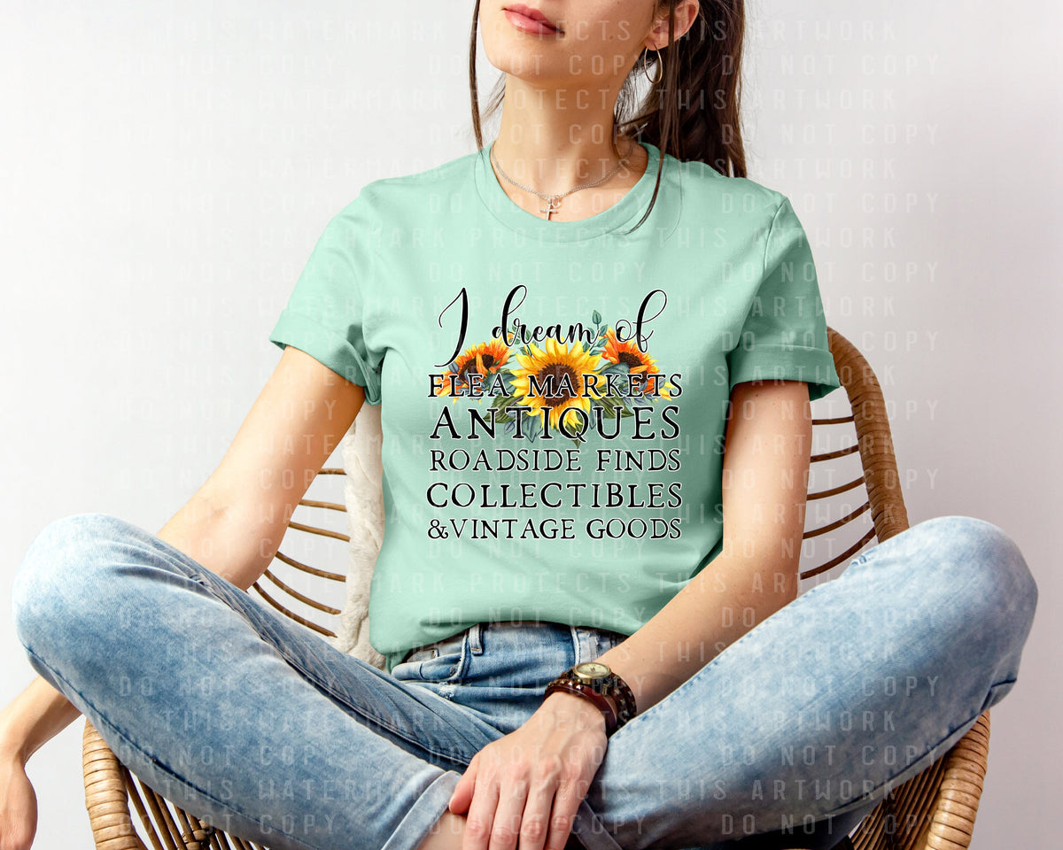 I Dream of Flea Markets Graphic Tee product image 1