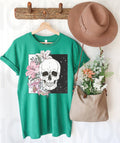 Floral Skull Graphic Tee product image 1