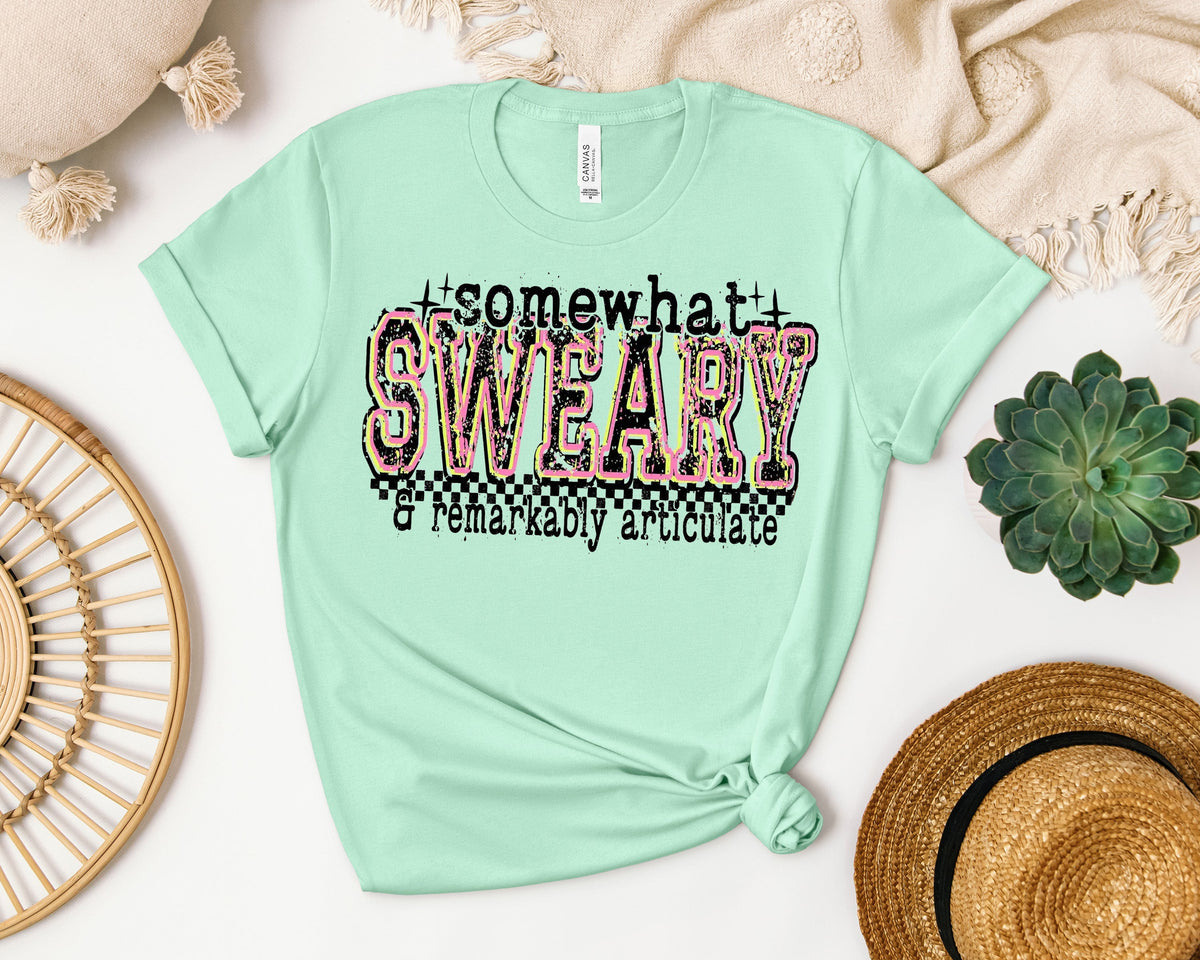 Somewhat Sweary & Remarkably Articulate Graphic Tee product image 1