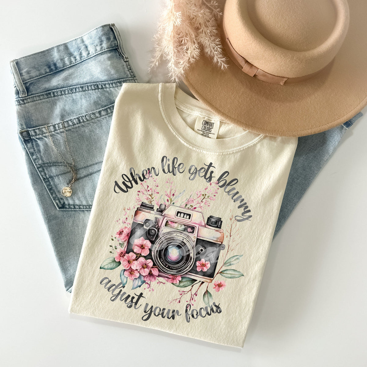When Life Gets Blurry Adjust Your Focus Graphic Tee product image 1