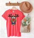 Faux Glitter Reindeer Graphic Tee product image 1